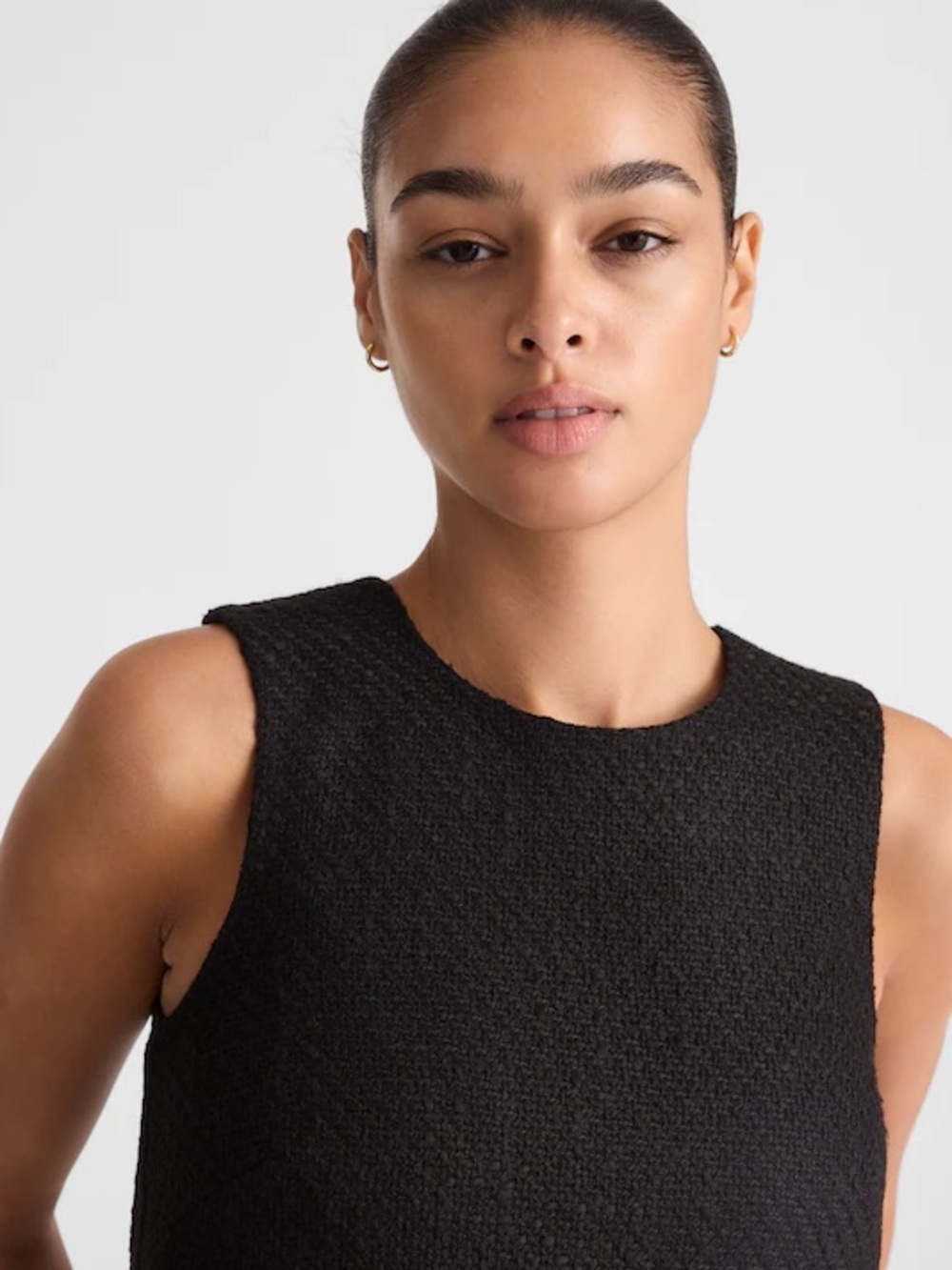 Madewell Boxy Shell Top in Tweed, NWT, size 6 - Picture 4 of 8
